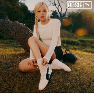 Black Pink Rose Puma Speedcat Ballet